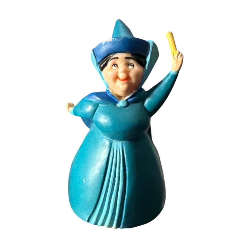 Disney Sleeping Beauty Merryweather Fairy Godmother Blue Figurine Miniature